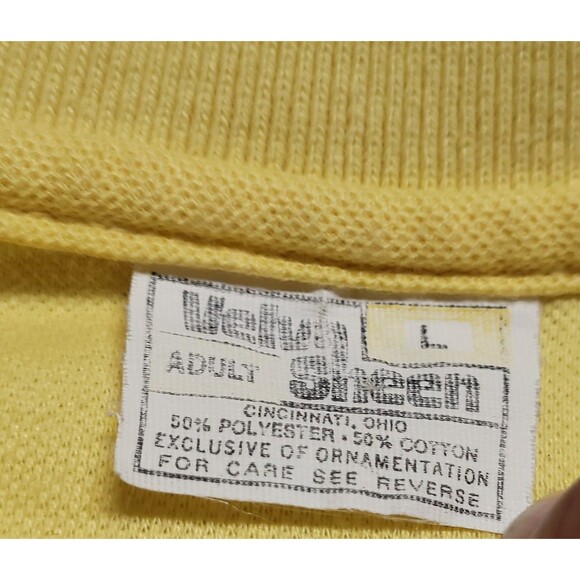 Vintage 80's UCLA Rose Bowl 1986 Embroidered Logo Velva Sheen College Polo L EUC - Picture 6 of 8